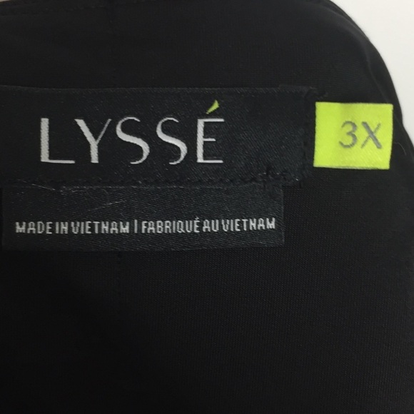 Lyssé Black Dress Pants 3X NWT Stretchy Workwear - Picture 3 of 10